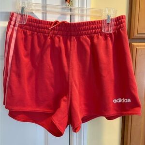 Adidas Women's Shorts size small in coral (pink)